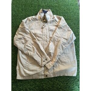 Vintage Mountain Express Brown Zip Jacket Mens Size M Lightweight India